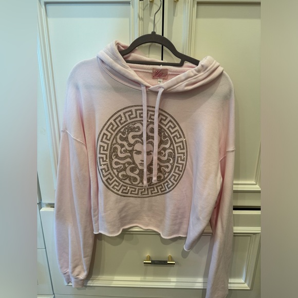 Yvette Mandell Large Medusa Pink Hoodie. 💗🌸 - Picture 1 of 3